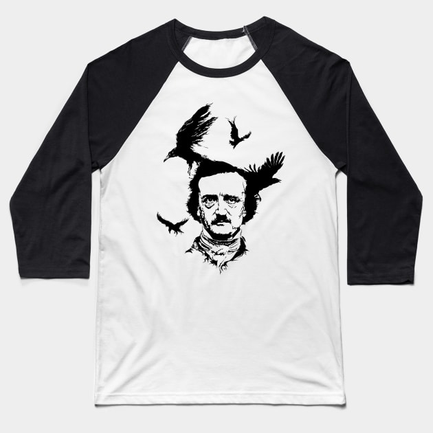 The Raven Baseball T-Shirt by JORDYGRAPH